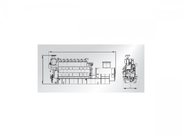 Generador marino serie 230<br /> <small>(Generador marino diesel)</small>