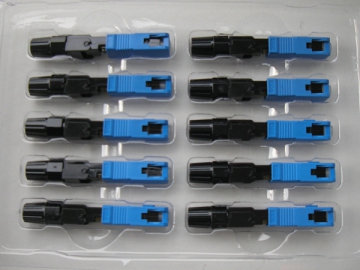 Conector rápido de fibra óptica