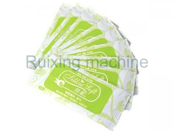Máquina para producción de toallitas húmedas QX-100 <small>(envasado individual)</small>