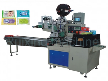 Máquina envasadora de toallitas húmedas