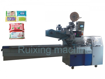 Máquina envasadora de toallitas húmedas