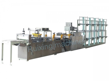 Máquina para fabricar bolsas QX-500 <small>(filtros de bolsas no tejidos)</small>