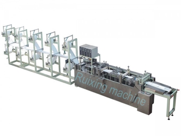 Máquina para fabricar bolsas QX-400 <small>(filtros de bolsas no tejidos)</small>