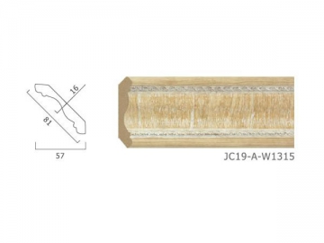 Molduras decorativas - imitación madera