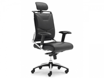 <strong>Silla de dirección</strong> con asiento acolchado grueso