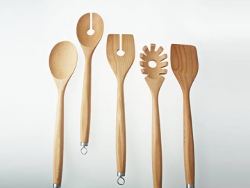 Set de utensilios de madera WB6