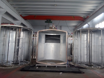 Sistema de metalización al vacío - Calentamiento por resistencia eléctrica