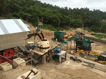 Planta de procesamiento de tungsteno y estaño