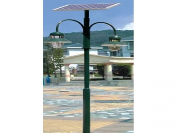 Lámparas solares de jardín de poste alto