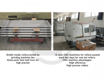 Máquina perfiladora de paneles sándwich cara de acero / Máquina para fabricar panel sándwich