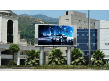 Pantalla LED publicitaria DIP para exteriores