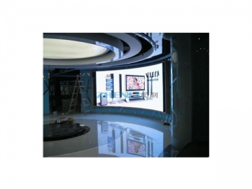 Pantalla LED curva - para interiores y exteriores