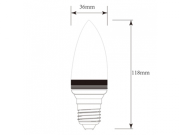 Bombilla LED vela