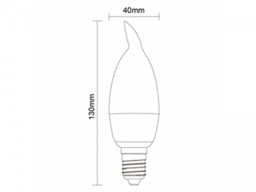 Bombilla LED vela