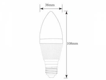 Bombilla LED vela