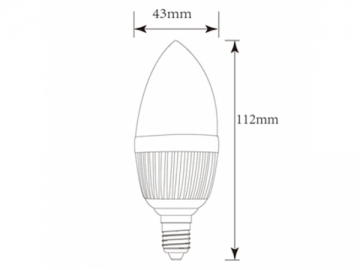 Bombilla LED vela