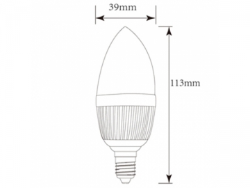 Bombilla LED vela