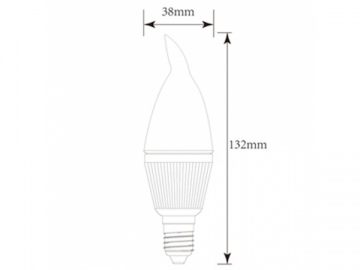 Bombilla LED vela