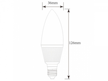 Bombilla LED vela