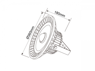 Reflector LED COB