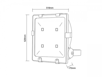 Reflector LED COB