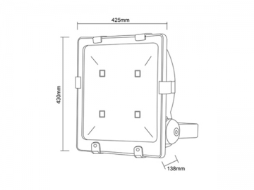 Reflector LED COB