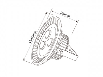 Reflector LED COB