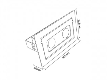 Reflector LED COB