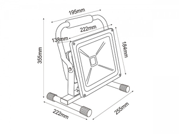 Reflector LED recargable