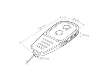 Farola LED COB