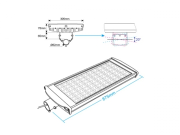 Farola LED de alta potencia