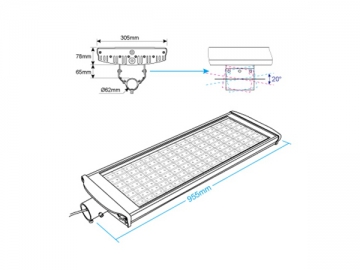 Farola LED de alta potencia