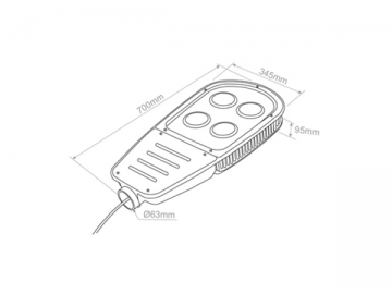 Farola LED COB