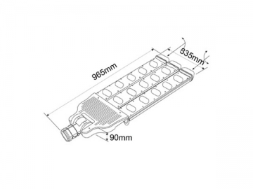 Farola LED COB