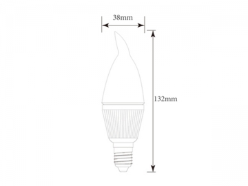 Bombilla LED vela regulable