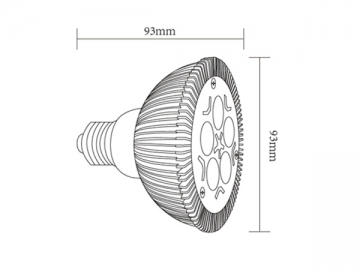 Foco LED regulable