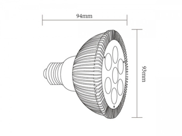 Foco LED regulable