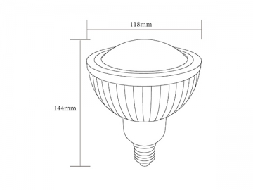 Foco LED regulable