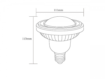 Foco LED regulable