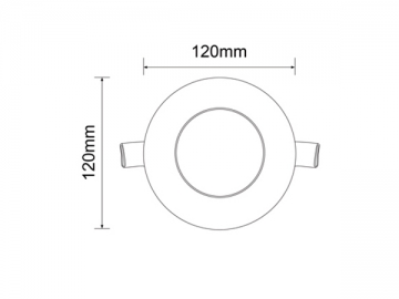 Panel LED regulable