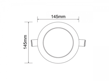 Panel LED regulable