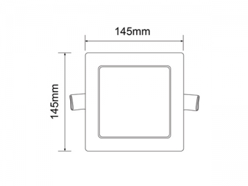 Panel LED regulable