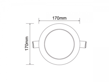 Panel LED regulable