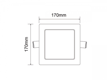 Panel LED regulable