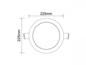 Panel LED regulable