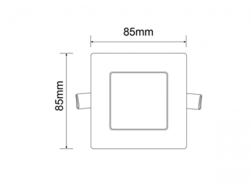 Panel LED regulable