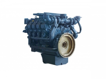Motor diésel con refrigeración por agua - 509KW