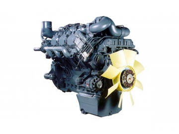 Motor diésel con refrigeración por agua - 285KW