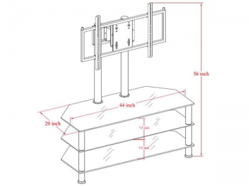 Soporte de pie para TV