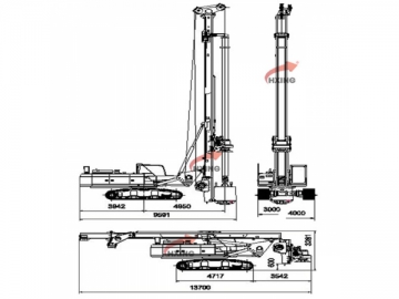 Máquina de perforación rotatoria HQR 160Z